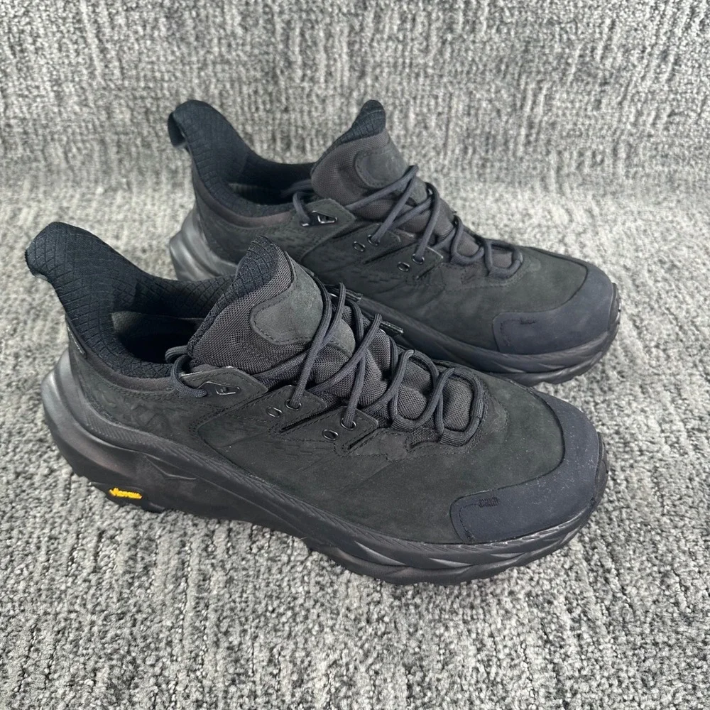 Hoka One One Kaha 2 Low GTX Black Hiking Shoes 1123191 Mens 9 / Womens 10.5